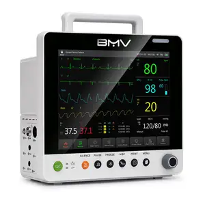 BMV Hewan Penting Tanda Pet Ecg Analyzer Baterai Multiparameter Portabel Dibangun Di Monitor SPO2 Hewan