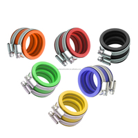(En Stock) Adaptateur en Caoutchouc de Carburateur 35mm 40mm 42mm 45mm, Collecteur d'Admission pour Mikuni Keihin Oko Koso Pwk Pe Pwm Nsr