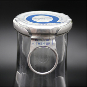 Linlang Thượng Hải 250ml Chất lượng cao thân thiện với môi trường tùy chỉnh nước khoáng chai thủy tinh vòng kéo nắp bán trực tiếp nắp vặn - Product Image 4