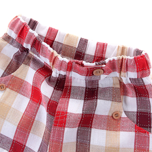 Shorts d'été colorés à carreaux pour bébés, fabriqués en Chine - Product Image 3