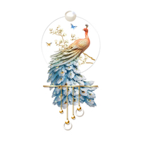 Tenture murale LED lumineuse porcelaine cristal ornée strass, motif zèbre tendance pour déco intérieure maison moderne