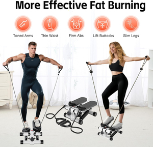 Máy tập thể dục mini tại nhà và máy tập bước lên xuống thang với màn hình LCD để tập luyện tại nhà - Product Image 6