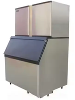 Machine à glaçons commerciale 300kg 24h bloc de glace automatique en acier inoxydable faisant la machine à glaçons pour les entreprises
