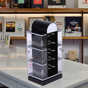 Xoay Acrylic hiển thị đứng với LED & khóa nhiều lớp Acrylic USB cáp điện thoại Sạc hiển thị cho điện thoại di động phụ kiện - Product Image 6