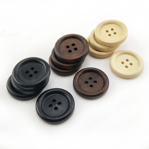 Deepeel BP003 11-15Mm Tự Làm Áo Len Áo Khoác Phụ Kiện May Mặc Nút Gỗ Tròn 4 Lỗ Tự Nhiên - Product Image 4