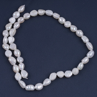 Grande promotion Perles baroques naturelles de qualité AA 7-8 mm de couleur naturelle pour le bricolage