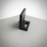Perfiles de Aluminio Extruido en Forma de L, Serie 6000, Anodizados en Plata, Soportes de Esquina Personalizados con Servicio de Corte CNC