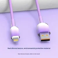 Kabel Data Pengisian Cepat Tipe-C ke Tipe-C 120W dengan Konduktor Tembaga Murni, Selubung TPE, dan Kompatibilitas Silikon untuk 15/16/17 Pro Max