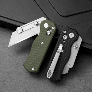 Cuchillo utilitario portátil, plegable, afilado, adecuado para acampar, defensa personal al aire libre, manualidades, cuchillo multifuncional, se puede usar - Product Image 4