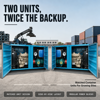 Générateur diesel 220 KW triphasé avec contrôleur intelligent pour centrale électrique