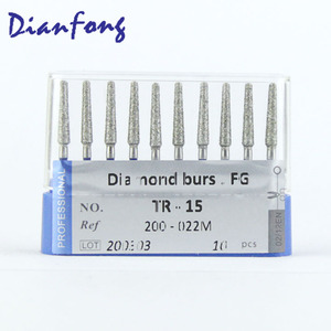 TR-15(ISO200-022M) FG314 gambo tonda cono frese dentarie diamantate - Product Image 4