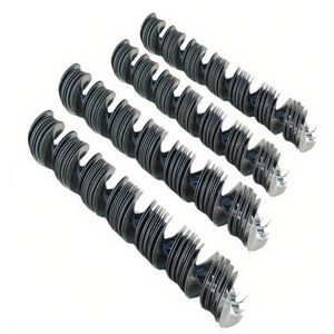 Screw Conveyor <b>Auger</b> Flight Knife <b>Drilling</b> Continuous Cold Rolled Blades for Agricultural Mining Waste Processing Equipment - Product Image 1
