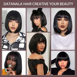 شعر مستعار بشري مستقيم بوب مع الانغماس 3x1 HD الدانتيل لاصق شعر مستعار بشري بوب مع الانغماس شعر مستعار بوب قصير للنساء السمراوات - Product Image 5