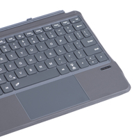 Nouvelle couverture en cuir magnétique avec rétro-éclairage LED pour Microsoft Surface Pro 8/9/X clavier sans fil tablette Standard Touchpad caractéristiques