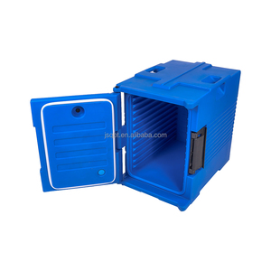 Calentador de Alimentos Aislado de 90L 95QT, Equipo de Cocina Comercial, Carrito Térmico para <span class=keywords><strong>Charolas</strong></span>, Entrega Comidas Perfectamente Calientes o Frías - Product Image 3