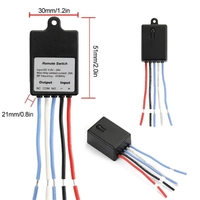 Télécommande sans fil DC5V12V 24V 1CH 433MHz Télécommande intelligente Relais Récepteur Module contrôleur KR2401F KT01