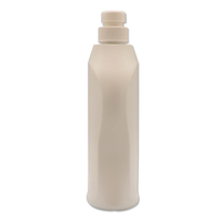 Bouteille plate en plastique de 200ml emballage vide pompe à lotion en plastique rechargeable savon liquide de luxe shampooing prix d'usine en gros