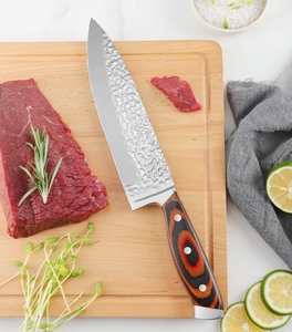 Miễn Phí Mẫu Cổ Điển Thép Carbon Đầu Bếp Dao Nhiệm Vụ Nặng Nề Dao Nhà Bếp Bộ Dao Với Đứng Cho Nhà Hàng Jytd37 - Product Image 5