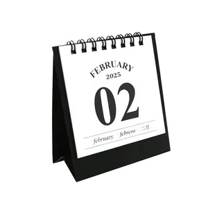 Promotionele Creatieve Spiraalgebonden 365 Dagen Mini Op Maat Gemaakte Dagelijkse Bureaukalender 2023 2024