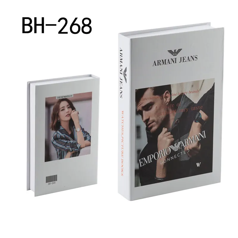 customized fashion design fake books deco decor model book home fro decoration prop book