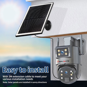 Werysafe Ngoài Trời An Ninh Hệ Thống Camera 2K HD Năng Lượng Mặt Trời Ubox Di Động Powered Thông Minh Dual-Ống Kính 4G Giám Sát Máy Ảnh - Product Image 2