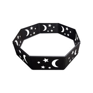 <span class=keywords><strong>Estufa</strong></span> de estrella plegable de hierro forjado para exteriores, <span class=keywords><strong>estufa</strong></span> de barbacoa portátil envolvente, anillo de fogata de acero, anillo de fuego de campamento para quemar madera - Product Image 4