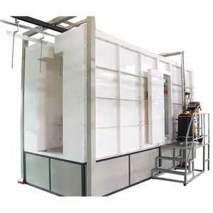 Powder Coating Spray Booth with Large Cyclone Fully Automatic Powder Coating Paint Wash Line