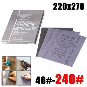 Hoja <span class=keywords><strong>de</strong></span> tela <span class=keywords><strong>de</strong></span> esmeril <span class=keywords><strong>de</strong></span> arena, papel <span class=keywords><strong>de</strong></span> <span class=keywords><strong>lija</strong></span> abrasivo, óxido <span class=keywords><strong>de</strong></span> <span class=keywords><strong>aluminio</strong></span>, 46-240 - Product Image 5