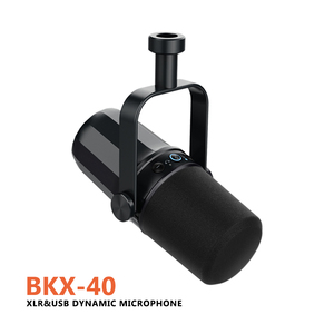 Micrófono Dinámico Profesional BKX-40 con Cable USB y XLR <span class=keywords><strong>para</strong></span> Grabación de <span class=keywords><strong>Voz</strong></span> o Juegos - Product Image 4