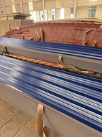 Tuiles de toiture en résine composite PVC moderne, imperméables, ondulées, pour villas et hôtels