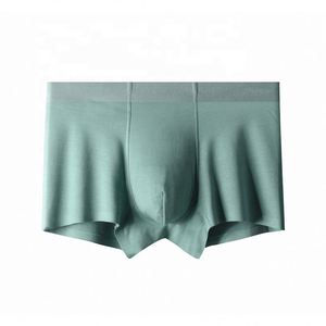 Modal Mid-Rise <b>Boxer</b> Underwear Comfortable and Breathable Trendy <b>Custom</b> Design Traceless for Home Business Factory Wholesale - Product Image 4