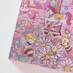Boîtes cadeaux de luxe en carton rigide personnalisées avec fermeture magnétique, poignée, pelliculage mat et gaufrage, doublure en éponge, revêtement UV - Product Image 6