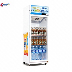 Réfrigérateur commercial à air refroidi avec compresseur de marque, contrôle LED, contrôle mécanique de la température, étagères réglables, porte en verre - Product Image 5