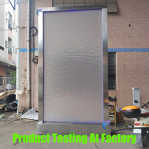 High Quality Glass and Steel <b>Mesh</b> Hanging Wedding Water Curtain Indoor Waterfall <b>Screen</b> Fountain Partition Decoration - Product Image 5