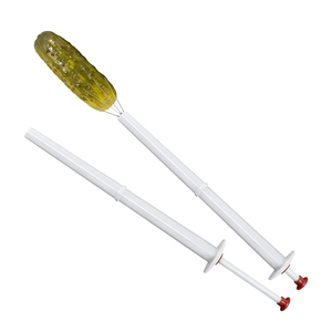 <span class=keywords><strong>Pince</strong></span> <span class=keywords><strong>à</strong></span> cornichons multifonctionnelle, fourchette <span class=keywords><strong>à</strong></span> cornichons, outils de préhension alimentaire pour cornichons, olives, poivrons, nettoyage facile et utilisation simple, pinces de cuisine - Product Image 1