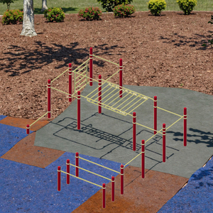 Equipo combinado <span class=keywords><strong>de</strong></span> fitness para gimnasio al aire libre-Monkey Bars y Calisthenics Park para entrenamiento <span class=keywords><strong>de</strong></span> <span class=keywords><strong>calistenia</strong></span> - Product Image 2