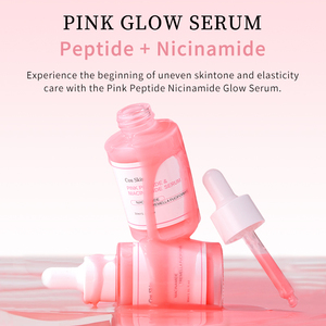 Toptan Cilt Bakımı Nemlendirici Parlatıcı Aloe Vera Çilekli Cilt Tonu Eşitleyici Pembe Peptit <span class=keywords><strong>Serum</strong></span> Yüz Serumu - Product Image 3