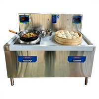 Cuisinière à induction multifonctionnelle Commercial One Steam One Fry pour la cuisine