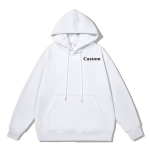 Sweat-shirt à capuche en molleton surdimensionné pour homme personnalisé 2026, sweat-shirt long en coton, sweat-shirt streetwear avec service, nouveau design - Product Image 5