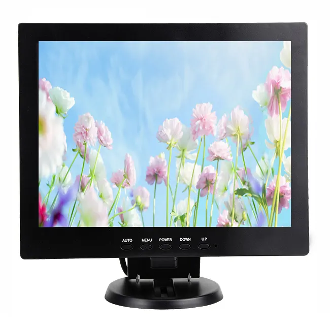 Industrieller 10-Zoll-1024*768-Quadratbildschirm LCD-Monitor 10,4 Zoll kleine Größe PC Computer-Lcd-Monitor mit HDMI-Anlage BNC AV-TV USB