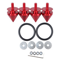 Kit de fixation de pare-chocs en aluminium avec rondelle conique et boulon pour kit carrosserie universel, 10 couleurs, pièces de kit carrosserie en gros