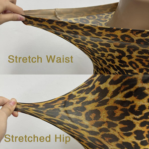 Collant Sexy da Donna <span class=keywords><strong>Taglie</strong></span> <span class=keywords><strong>Forti</strong></span> in Poliestere Sottile con Stampa Leopardata, Jacquard, Trasparenti e Senza Cuciture - Product Image 5