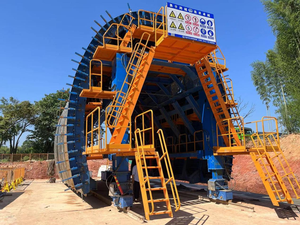 Современная стальная туннельная опалубка с регулируемой высотой HenanXingKun марки 6 м/9 м/12 м для строительства туннелей - Product Image 5