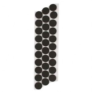 Black Self Adhesive Round Silicone Foot Pad Anti Slip Wear Resistant Silicone Gasket - Product Image 3