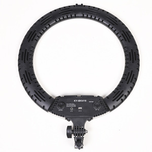 Éclairage <span class=keywords><strong>Ring</strong></span> <span class=keywords><strong>light</strong></span> à Led 18 pouces avec trois supports pour téléphone portable, lumière pour Studio Photo, beauté - Product Image 4