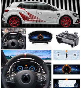 Tableau de bord numérique 12,3 pouces pour <span class=keywords><strong>Renault</strong></span> <span class=keywords><strong>Koleos</strong></span> 2016-<span class=keywords><strong>2023</strong></span>, écran LCD, cockpit - Product Image 1