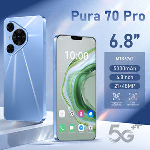 Teléfono Inteligente Pura 70 Pro 5G con Pantalla LCD 2K de 7.3 Pulgadas y 120 Hz, Procesador Deca Core Snapdragon Serie 800, Cámara de 108 MP, Carga Rápida de 65 W, Android en Inglés - Product Image 1