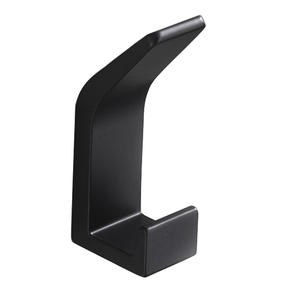 Ganchos de Pared Individuales de Aluminio Blanco y Negro, Ganchos Pequeños para Toallas de Baño, Sin Necesidad de Perforación, para Ropa - Product Image 3