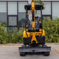 Mini pelle approuvée CE, usine directe de Chine, mini excavatrice à bras oscillant, pas cher, 1 tonne, 2 tonnes