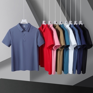Camiseta Deportiva Personalizada para Hombre, Camiseta de Golf, Camisetas Deportivas Casuales, Transpirables, de Nailon y Elastano para el Cuello, 220 g, Deportiva, Lisa - Product Image 5